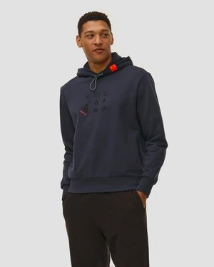 Granatowa Bluza Z Kapturem Męska Bogner Fire+ice Kristan