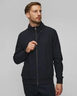 Granatowa Bluza Z Modalem Męska Bogner Edward