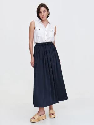 Granatowa długa spódnica Top Secret