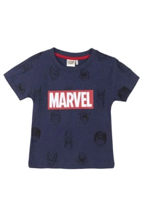 Granatowa koszulka chłopięca Marvel