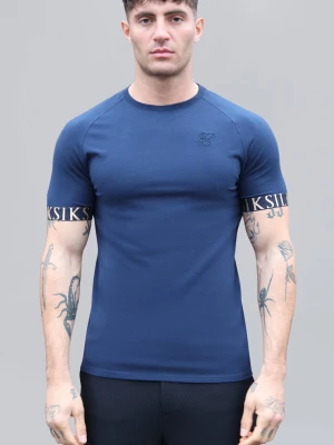 Granatowa koszulka męska Tech SikSilk