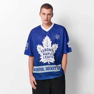 Granatowa koszulka z nadrukiem Toronto Maple Leafs House