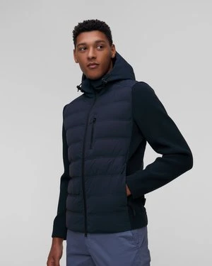 Granatowa Kurtka Męska Woolrich Bering Hybrid