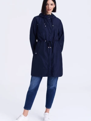 Granatowa kurtka o kroju parki Greenpoint