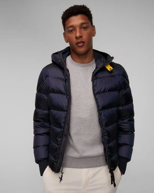 Granatowa Kurtka Puchowa Męska Parajumpers Pharrell