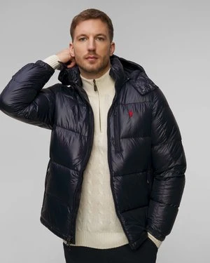 Granatowa kurtka puchowa męska Polo Ralph Lauren