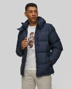 Granatowa Kurtka Puchowa Męska Ralph Lauren Polo Ralph Lauren