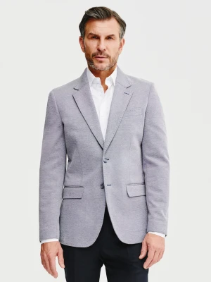 Granatowa marynarka melanż Pako Lorente