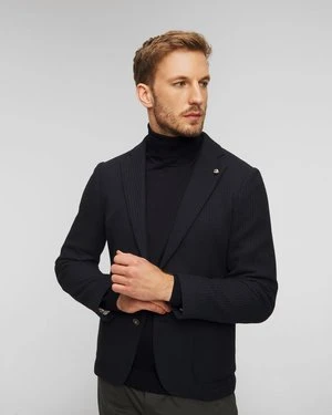 Granatowa marynarka męska Hugo Boss C-Hanry J-Knit