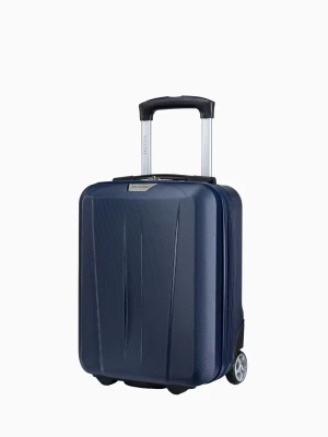 Granatowa mini walizka kabinowa Puccini