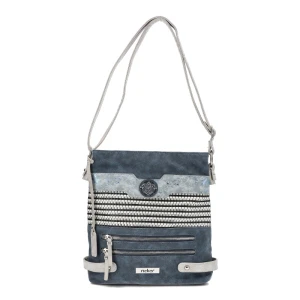 Granatowa Modna Torebka Damska Rieker