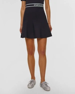 Granatowa Spódnica Sportowa Z Wiskozy Damska Sportalm