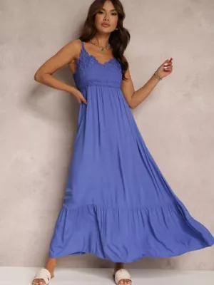 Niebieska Sukienka Chryazire