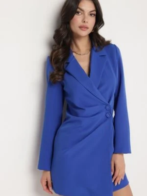 Granatowa Sukienka Iontheme lily rose