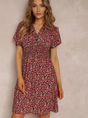 Granatowa Sukienka Platachus cflo