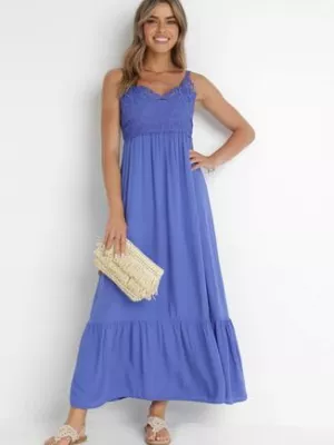 Niebieska Sukienka Stheuse