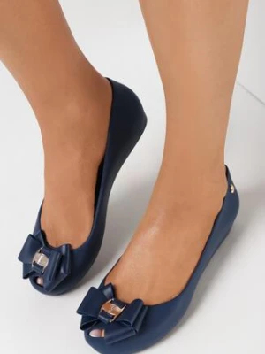 Granatowe Balerinki Laimeda