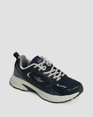 Granatowe buty męskie Aeronautica Militare