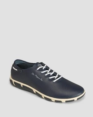 Granatowe buty skórzane damskie TBS Jazaru