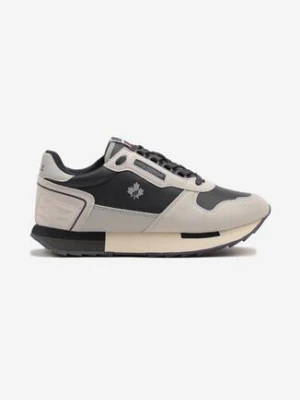 Granatowe Buty Sportowe Sneakersy z Ozdobnymi Wstawkami Vevilira