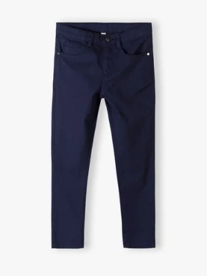 Granatowe eleganckie spodnie dla chłopca - slim - Lincoln&Sharks Lincoln & Sharks by 5.10.15.