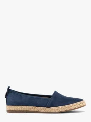 Granatowe espadryle z weluru RYŁKO