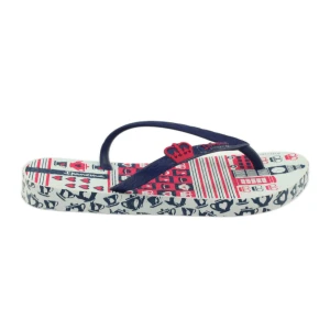 Granatowe japonki we wzory do wody Ipanema 81640 granatowe niebieskie