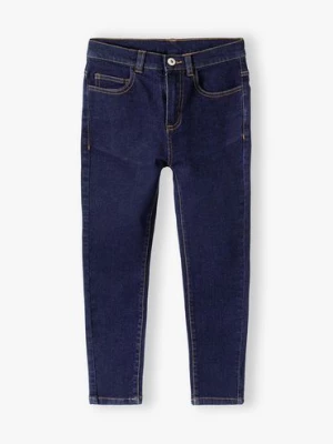 Granatowe jeansowe spodnie slim dla chłopca Lincoln & Sharks by 5.10.15.