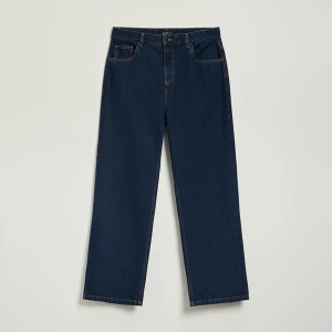 Granatowe jeansy baggy fit House