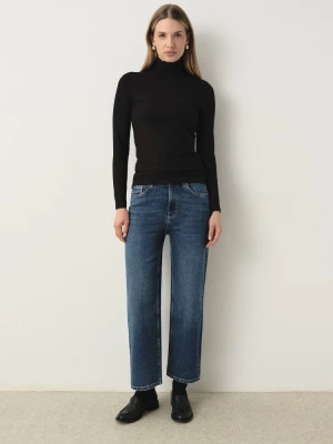 Granatowe jeansy o prostej nogawce Greenpoint