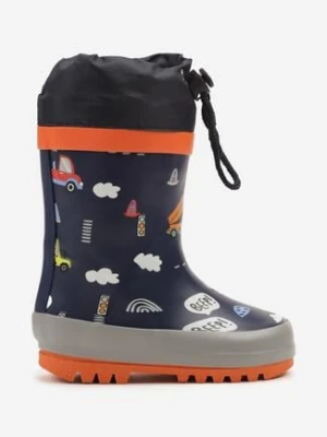 Granatowe Kalosze w Samochody Iffielise bellamila