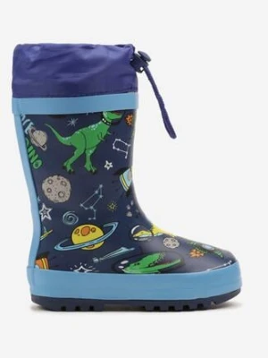 Granatowe Kalosze z Bajkowym Wzorem Iffovira bellamila