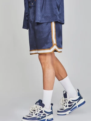 SikSilk Męskie Spodenki Resort w Kolorze Marynarskim
