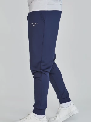 Granatowe męskie spodnie Essentials Poly Track Pants SikSilk