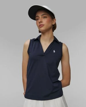 Granatowe Polo Damskie Ralph Lauren Rlx Golf RLX Ralph Lauren