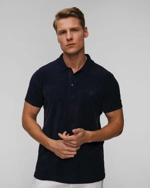 Granatowe polo frotte męskie Vilebrequin Phoenix