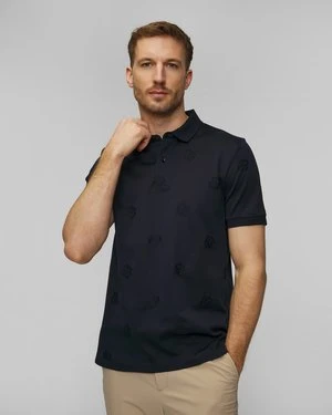 Granatowe Polo Męskie Hugo Boss C-prout