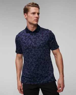 Granatowe polo męskie moro G/Fore Mapped Icon Camo Tech Jersey Polo