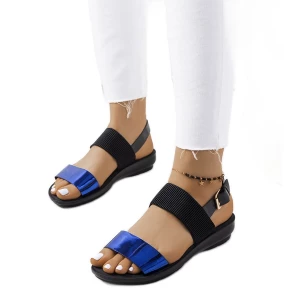 Granatowe sandały damskie Tarja niebieskie Inna marka
