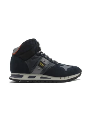 Granatowe Sneakersy - F1Mustang05 Blauer