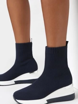 Granatowe Sneakersy Kaxene