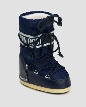 Granatowe śniegowce Moon Boot Icon Nylon