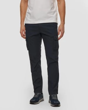 Granatowe Spodnie Cargo Męskie Aeronautica Militare