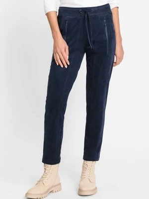 Granatowe spodnie damskie Lisa - Vivid Colour Olsen