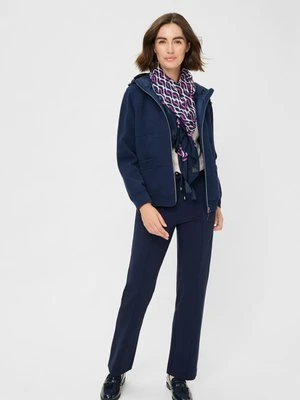 Granatowe spodnie damskie Mona Straight – New Passion Olsen