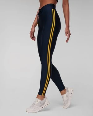Granatowe spodnie damskie The Upside Oxford 25in Midi Pant