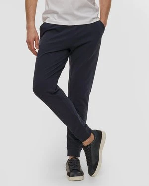 Granatowe Spodnie Dresowe Męskie Aeronautica Militare