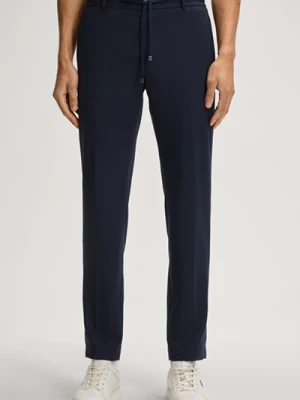 Granatowe spodnie dresowe Sake Joop