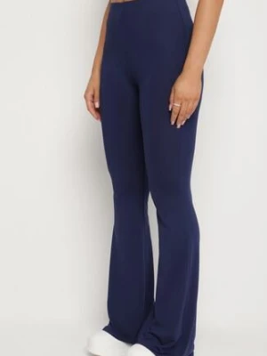 Granatowe Spodnie Dzwony Efrarie by swan