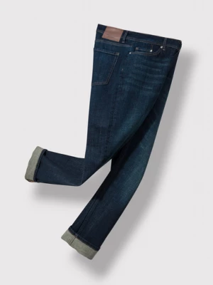 Granatowe spodnie męskie jeansowe Pako Lorente
